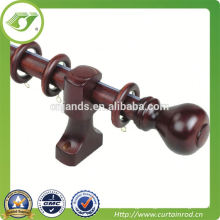 decorative curtain rod set,curtain rod bracket wood